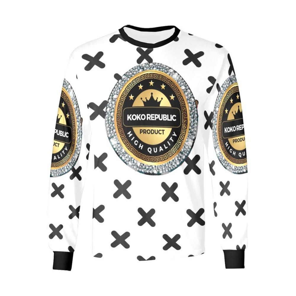 KokoRepublic Custom  Men's Long Sleeve T-shirt(ModelT51)